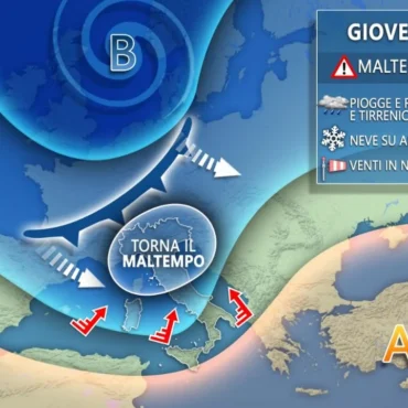 meteo perturbazioni atlantiche