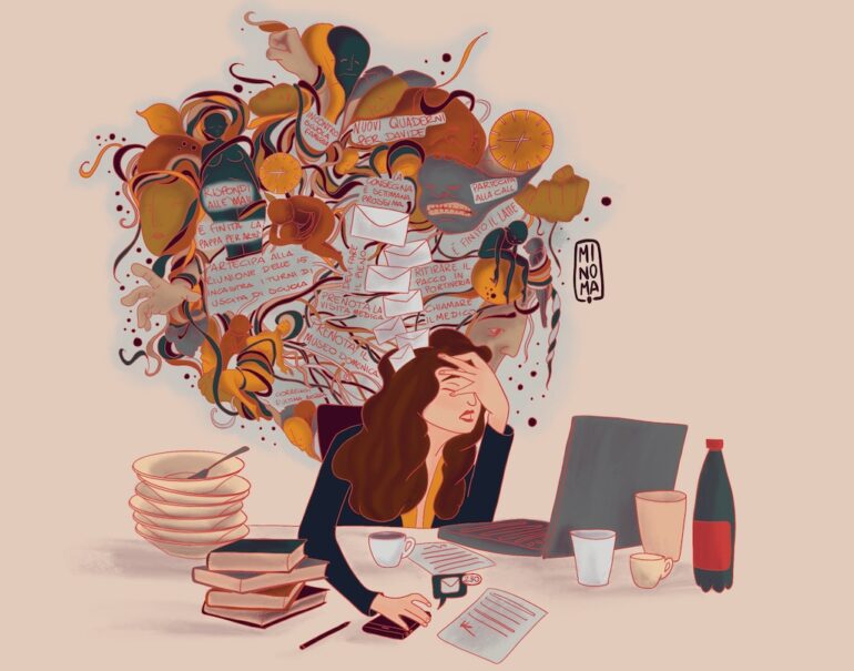 genitori stress figli