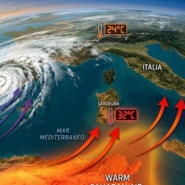 meteo 25 aprile 2026