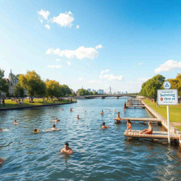 bagno nel Tamigi