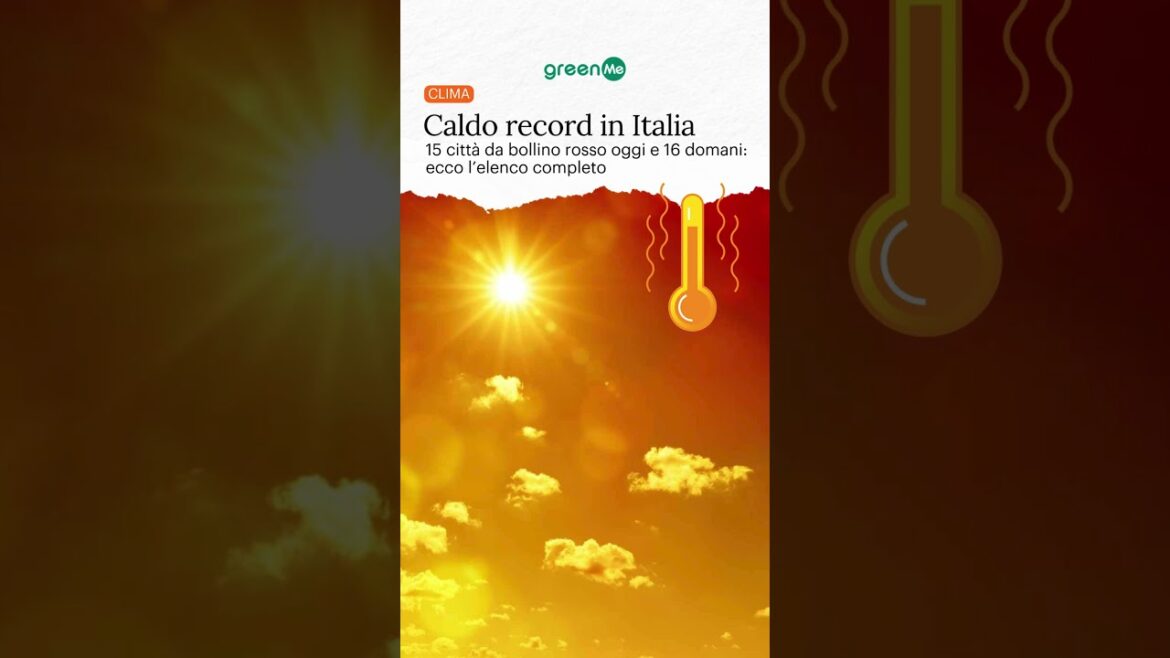 caldo record Italia