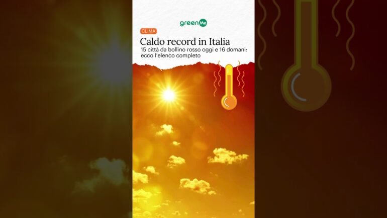 caldo record Italia