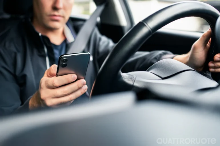 cellulare al volante