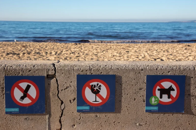 multe in spiaggia