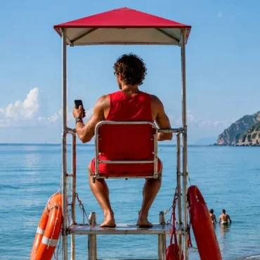 smartphone vietati ai bagnini