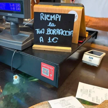 un euro per riempire la borraccia