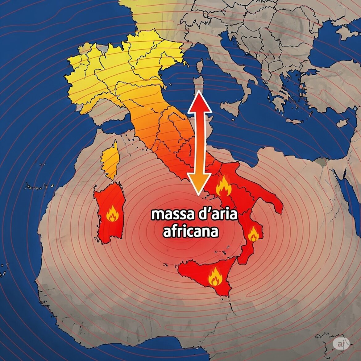 caldo africano fine agosto
